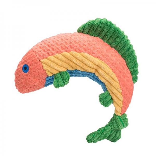 Hugglehounds Raucous Rainbow Trout Knottie Large Hugglehounds Raucous Rainbow Trout Knottie Large
